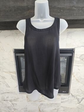Express Black Scoop Neck Racerback Tank Top